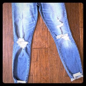 Abercrombie crop jeans